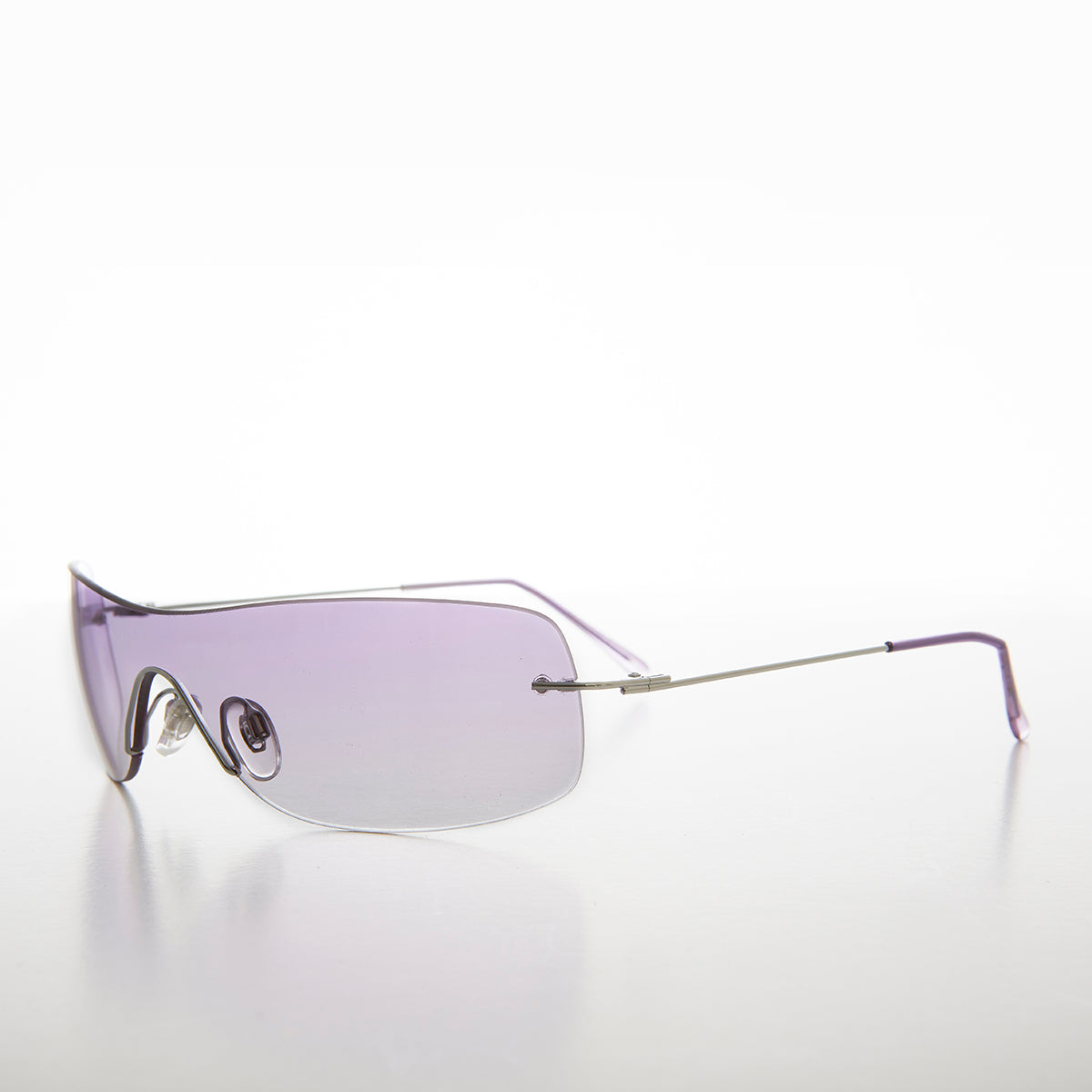 Colored Lens Shield Vintage Sunglass - Kai