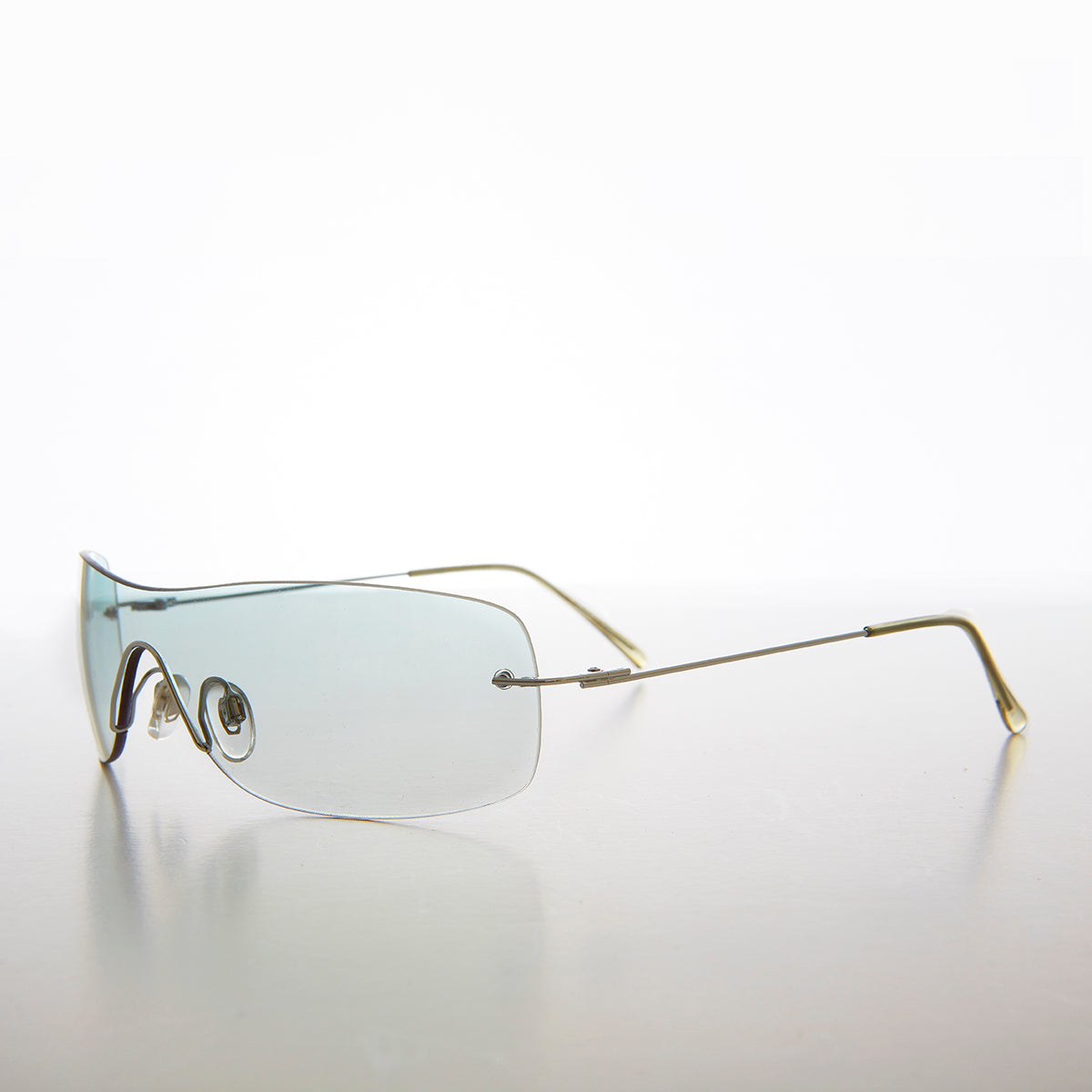 Colored Lens Shield Vintage Sunglass - Kai
