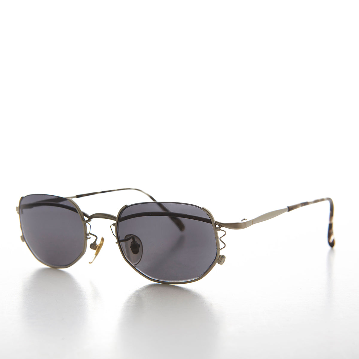 Semi-Rimless Cyber Core Vintage Sunglasses - Kaylen