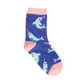 Gnarly Cute Narwal Kids Sock