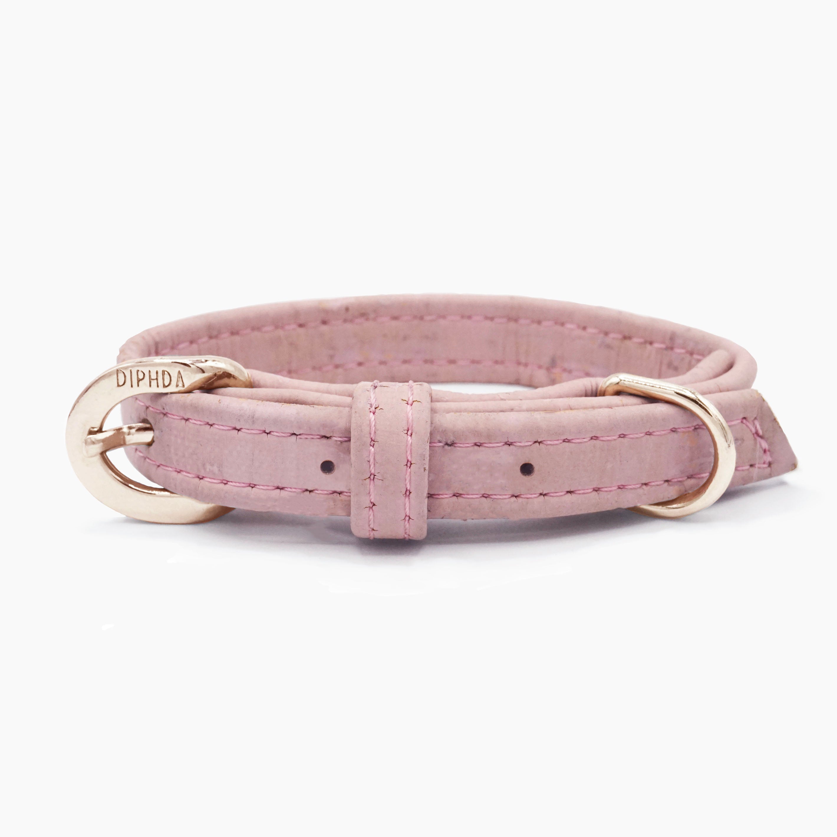 Love Pink Cork Leather Collar
