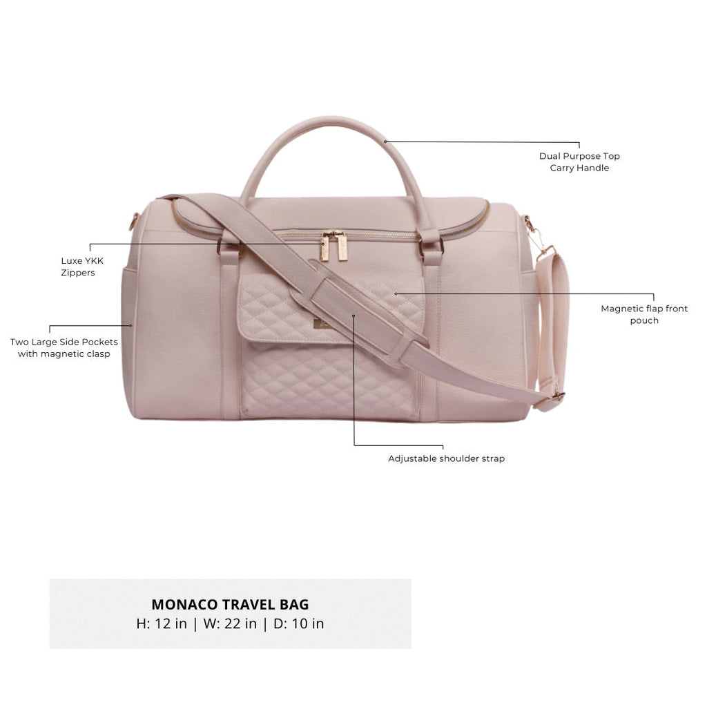 Weekender Travel Bag | Pastel Pink