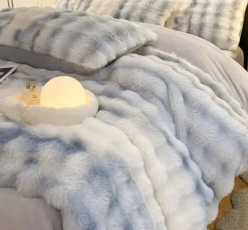 Luxury Soft Faux Rabbit Duvet Cover Set | 3CARATS