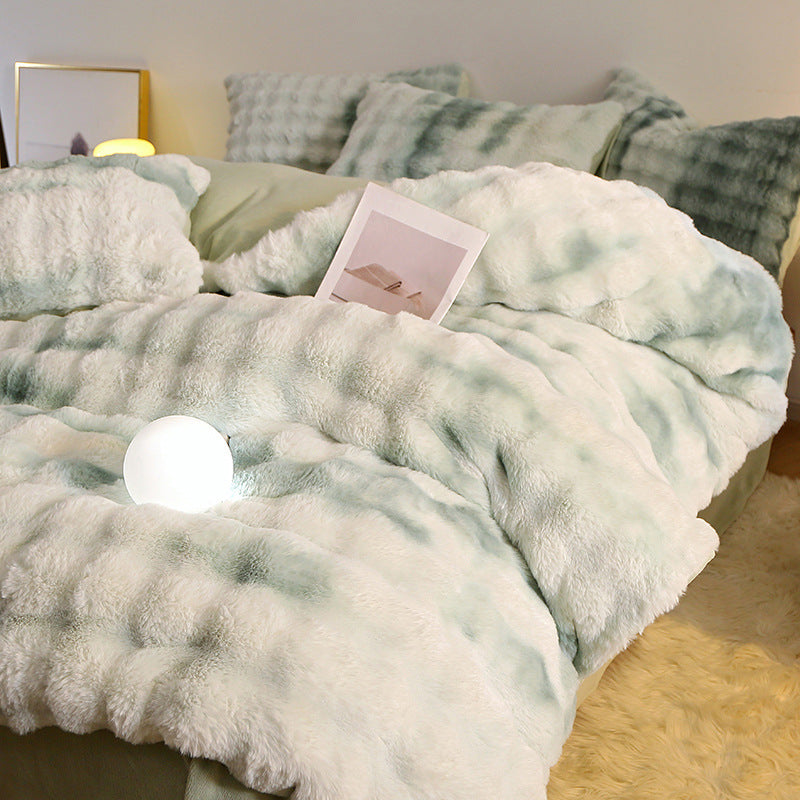 Luxury Soft Faux Rabbit Duvet Cover Set | 3CARATS