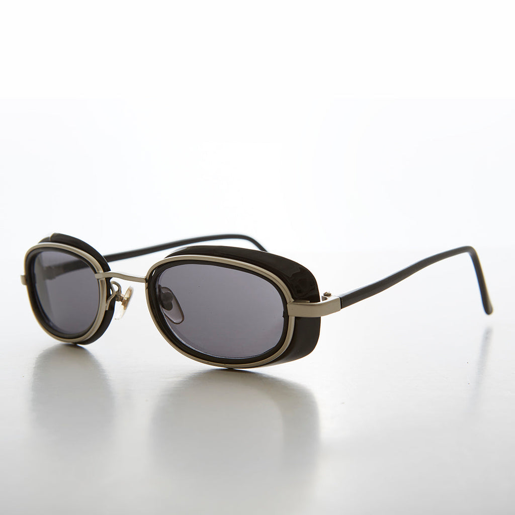 Small Goggle Side Shield 90s Vintage Sunglass - Mythic