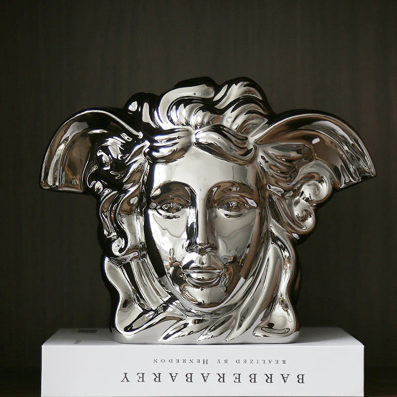Medusa Luxe Electroplated Ceramic Vase | 3CARATS