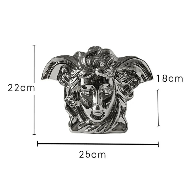 Medusa Luxe Electroplated Ceramic Vase | 3CARATS