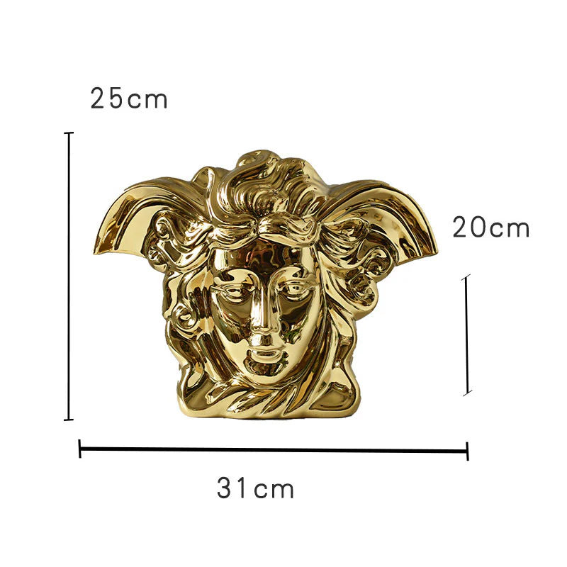 Medusa Luxe Electroplated Ceramic Vase | 3CARATS