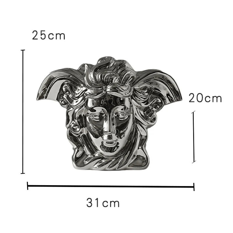 Medusa Luxe Electroplated Ceramic Vase | 3CARATS