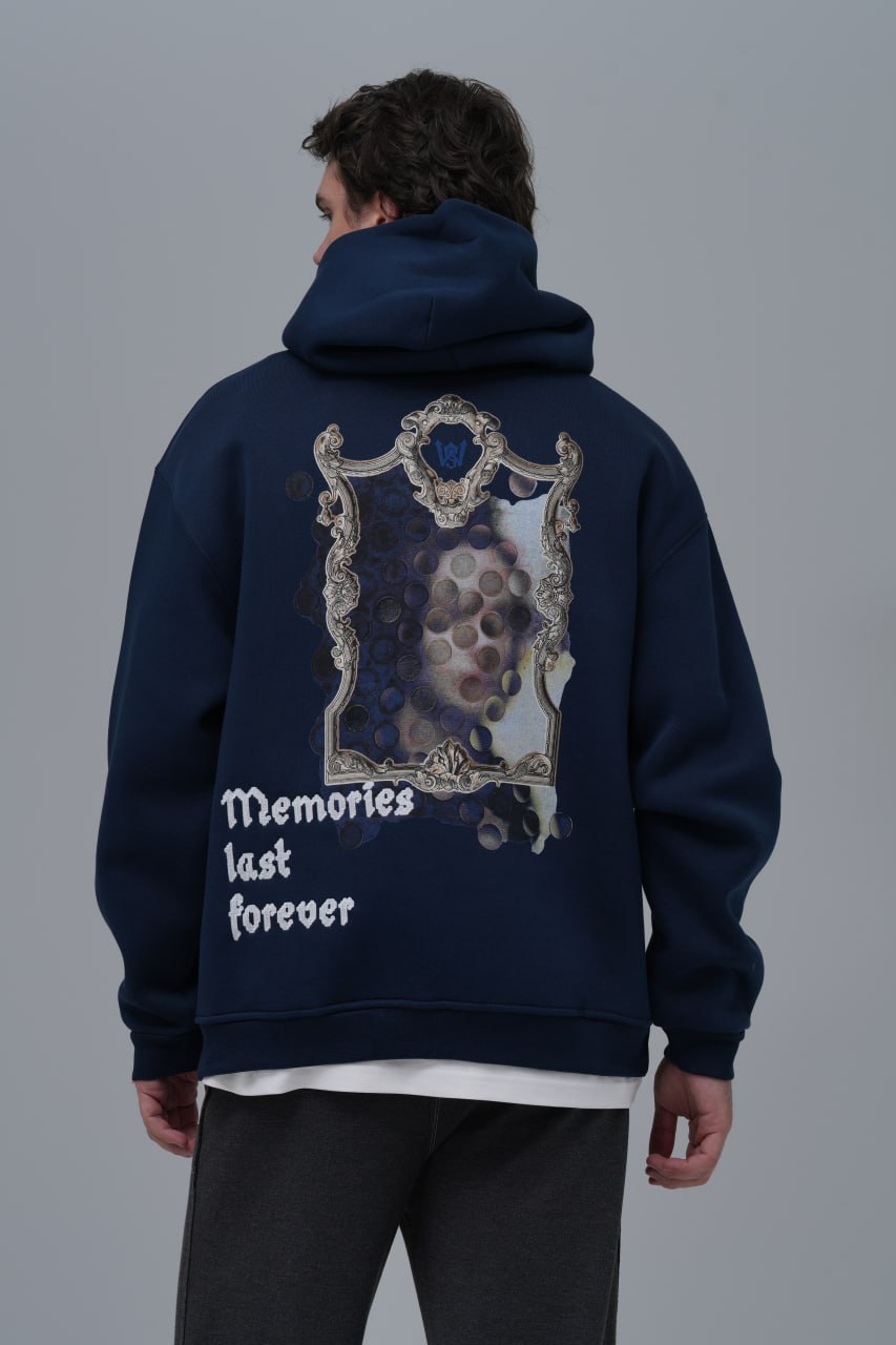 "Memories Last Forever" Surrealist Graphic Hoodie