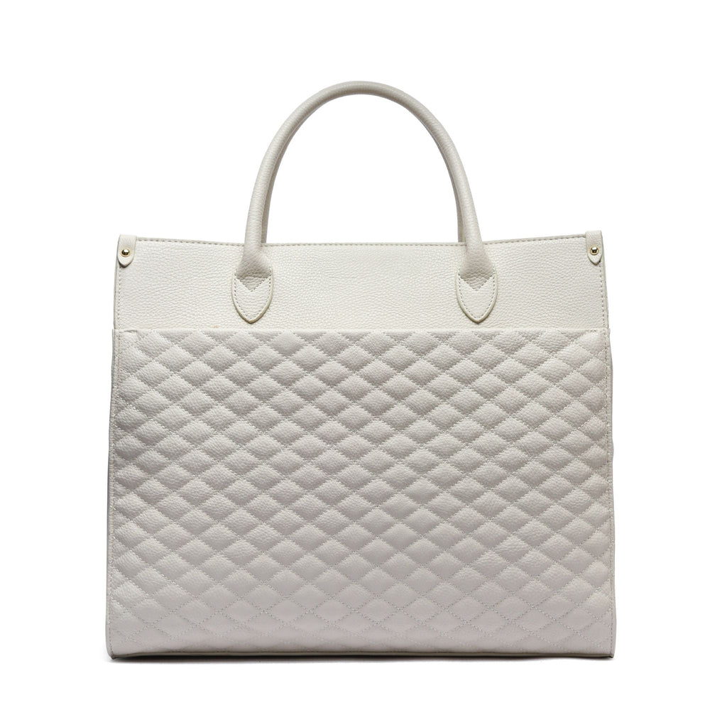 Classic Tote Bag | Pearl White