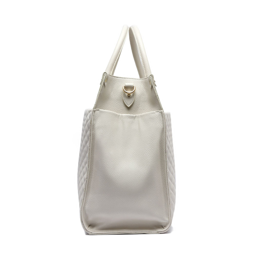 Classic Tote Bag | Pearl White
