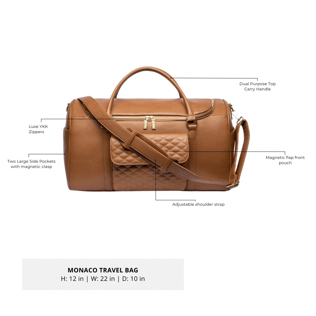Weekender Travel Bag | Caramel