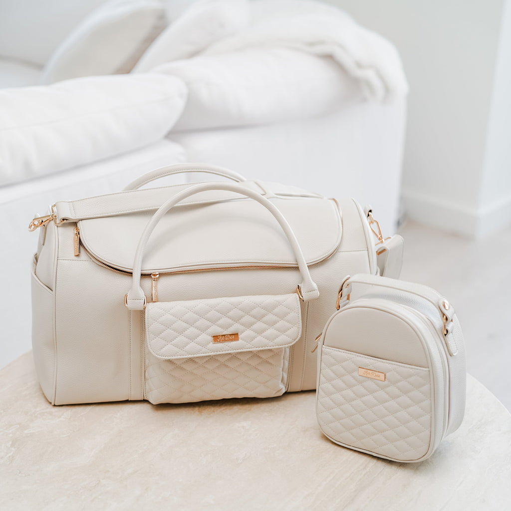 Weekender Travel Bag | Pearl White