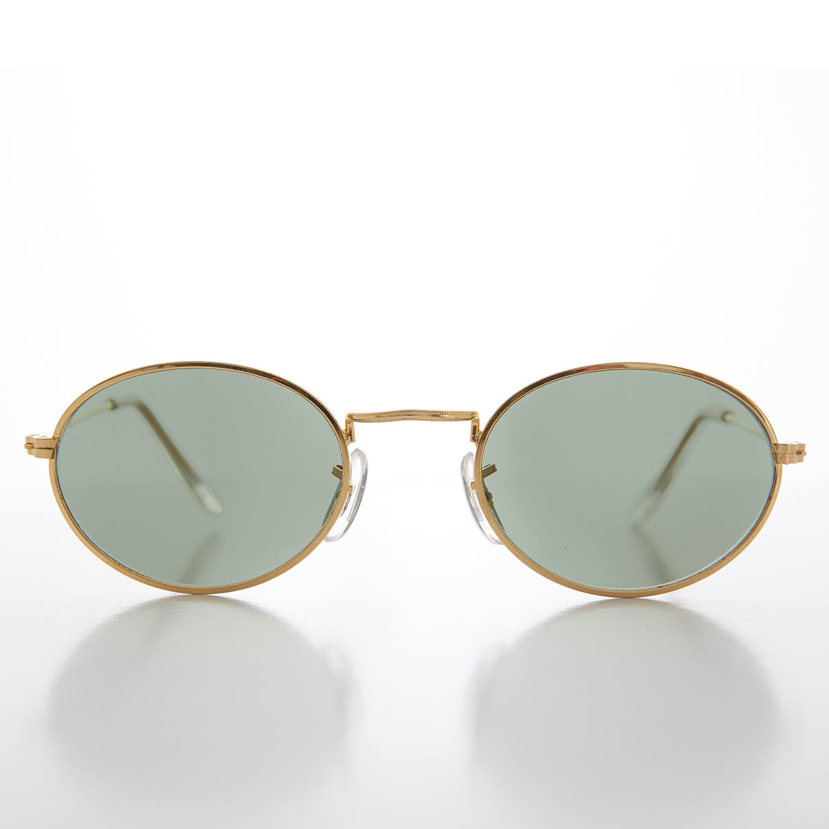 Oval Metallic Frame Vintage 90s Sunglass -Norris