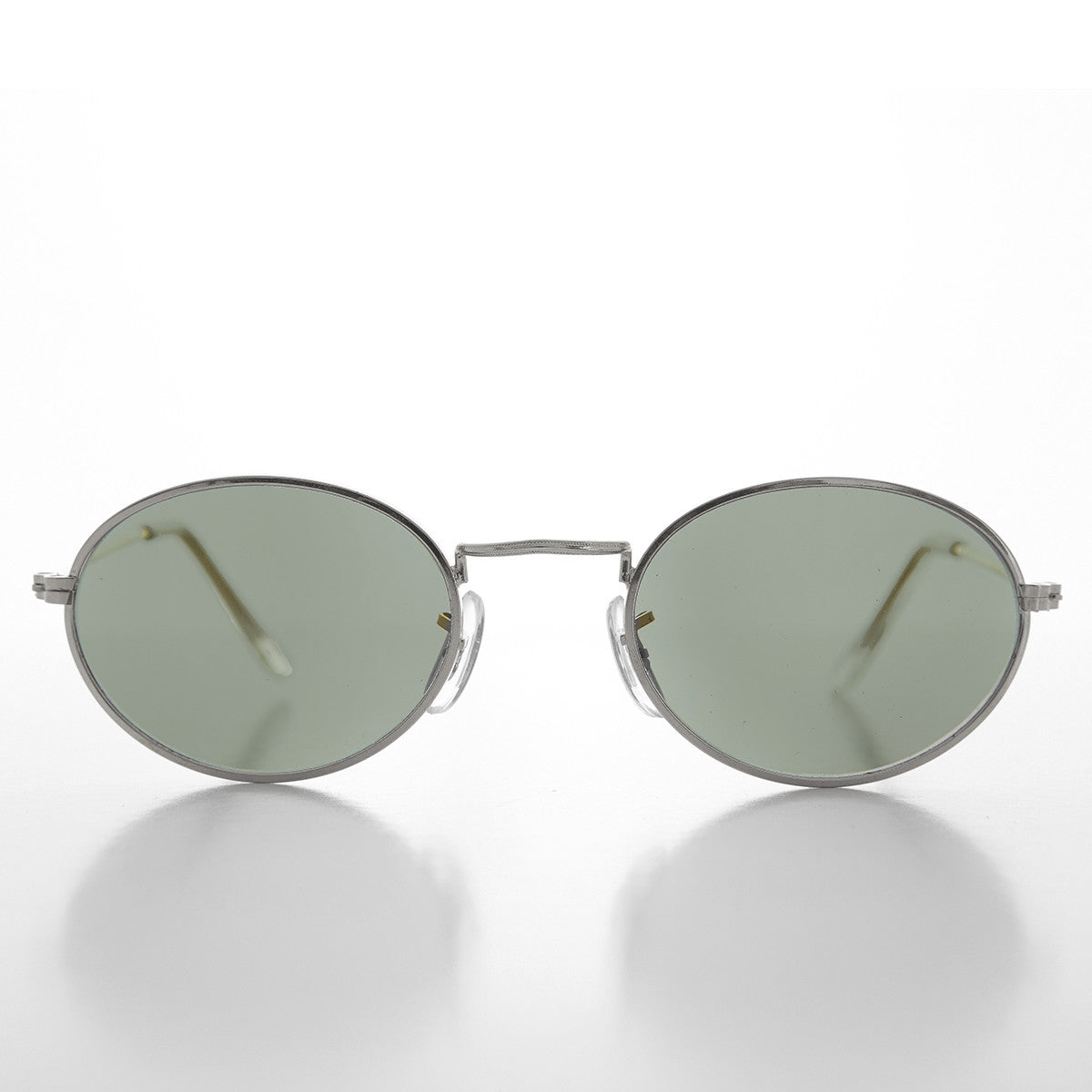 Oval Metallic Frame Vintage 90s Sunglass -Norris