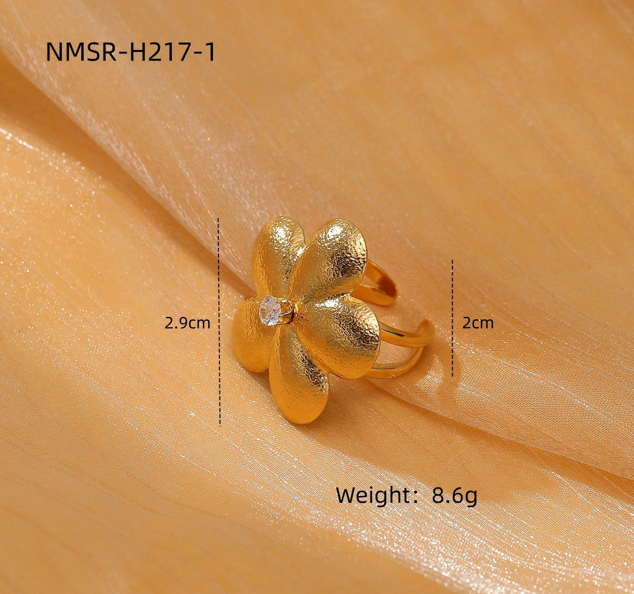 Arrival Inlaid Zircon Floral Titanium Steel Earrings Women Personality Design Stainless Steel Rings Ear Studs Women