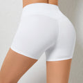 Peach Hip Raise Yoga Shorts Elastic High Waist Running Workout Shorts Tight Seamless Sports Shorts Women