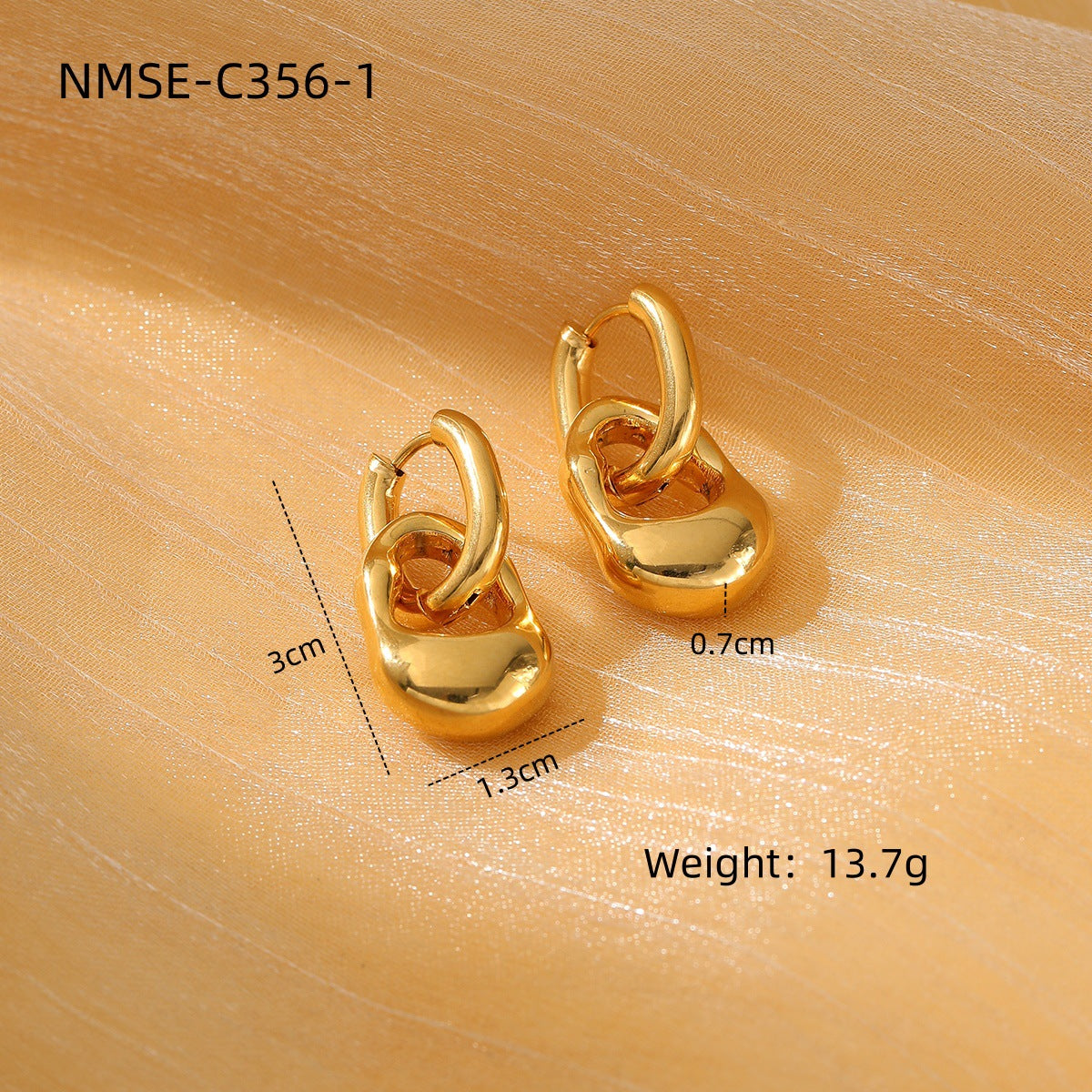 Arrival Water Drop Lotus Shape Titanium Steel Earrings Affordable Luxury Trendy All Match Non Fading Stainless Steel Eardrop