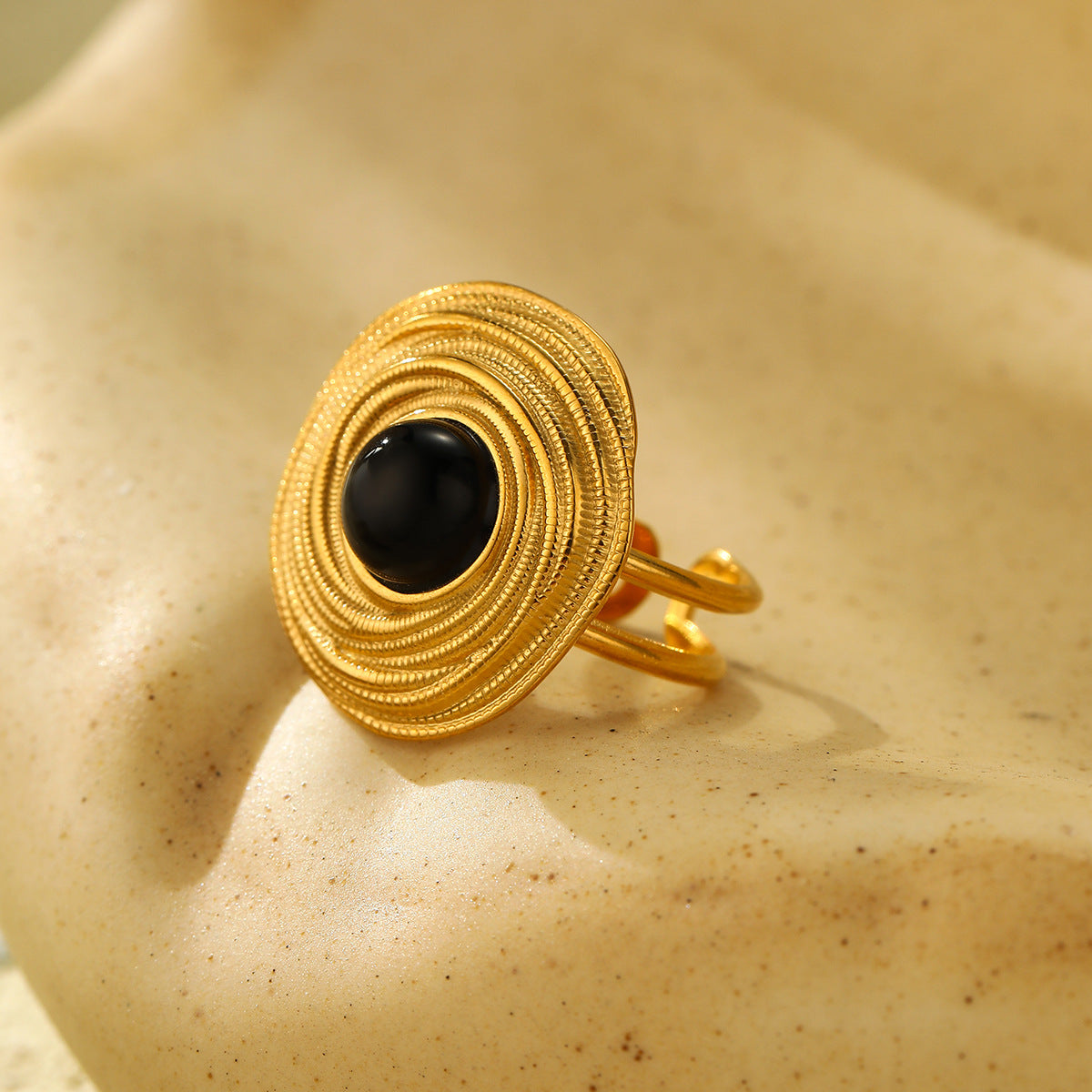 Retro Horus Eye Accessories Ring Light Luxury Trendy High Grade Open Ring Women