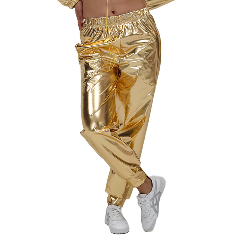 Performance Costumes Casual Pants Multi Color Elastic Waist Ankle Tied Pants