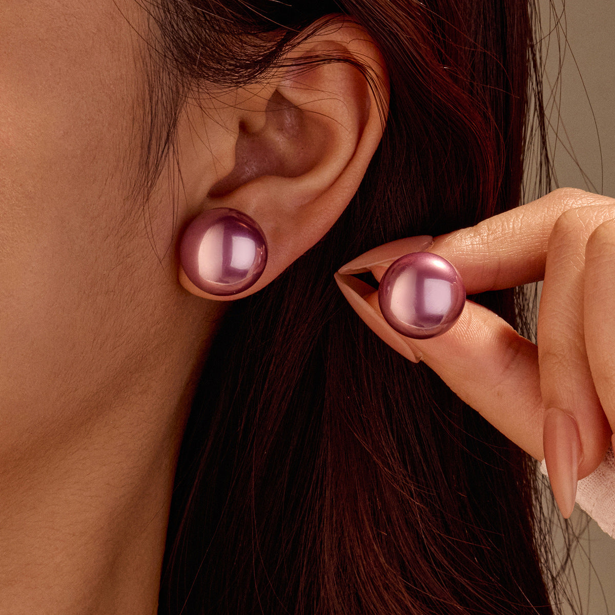 Earrings Retro Elegant French Glossy Pearl Earrings Fashionable High Grade Earrings Earrings Women