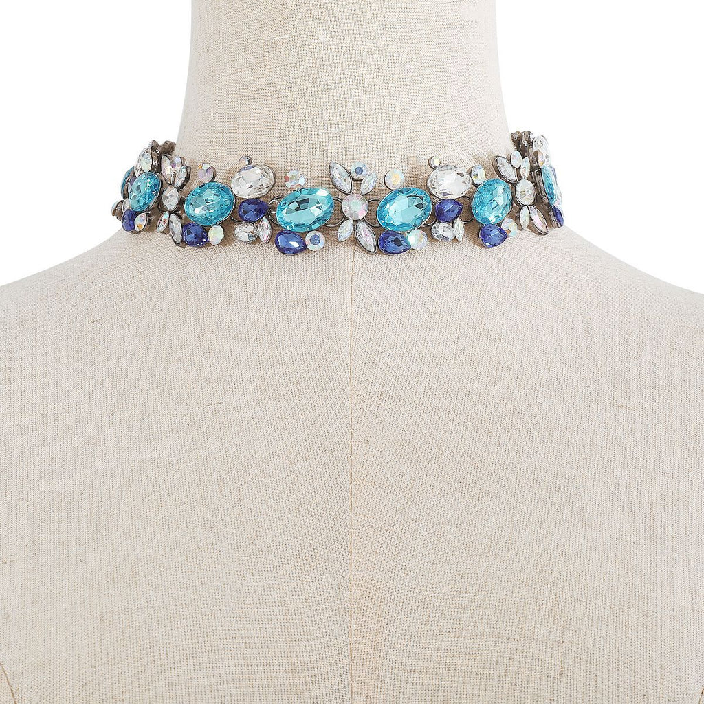 Temperamental Minority Imitation Diamond Popular Necklace Light Luxury Heavy Industry Alloy Clavicle Chain