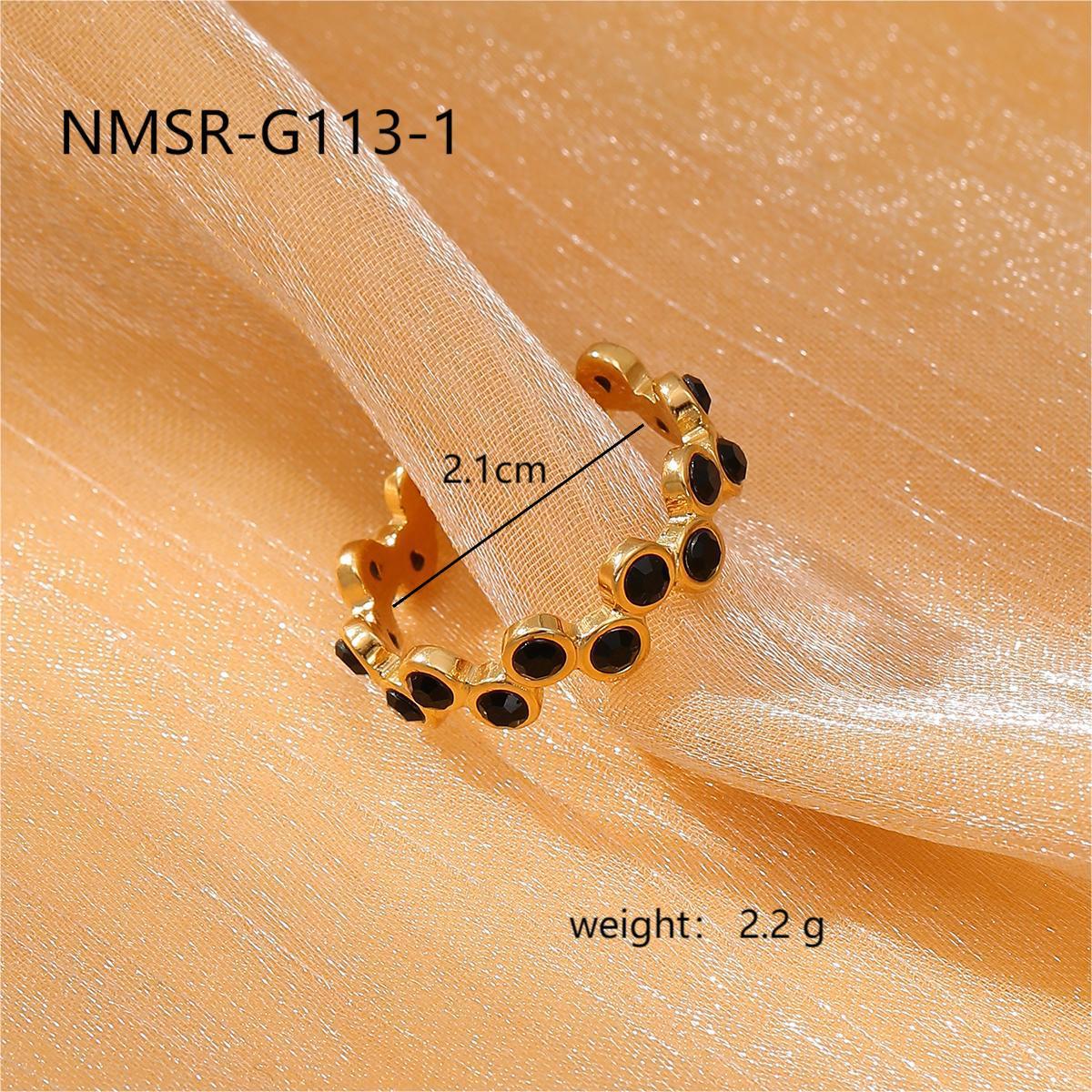 Unique Titanium Steel Ring Light Luxury Design Stainless Steel Ring Bracelet