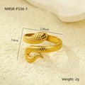 Stainless Steel Open Ring Multi Layer Geometric Abstract Hollow Out Cutout All Match Earrings Accessories