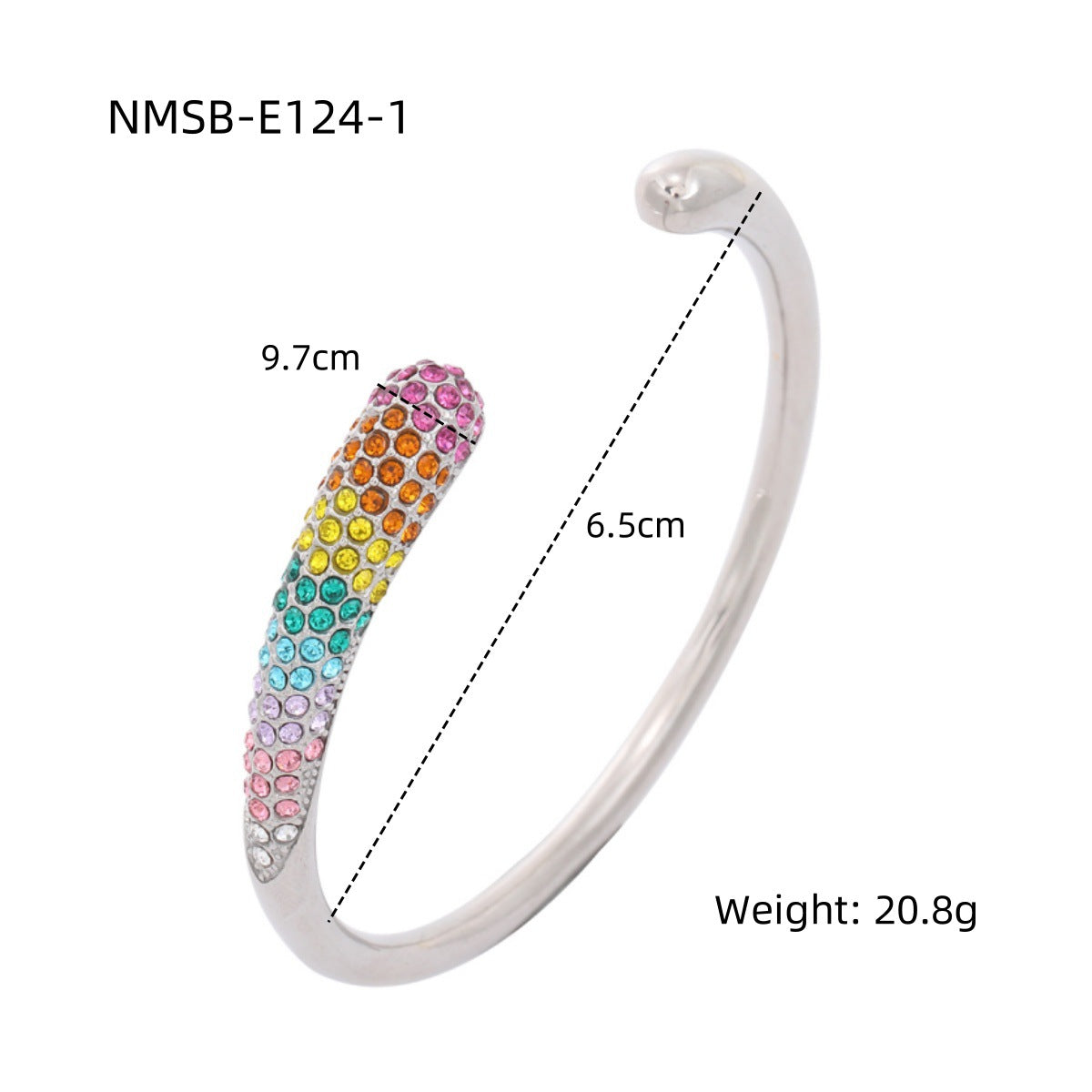 Pearl Zircon Titanium Steel Bracelet for Girls High Sense 18K Gold Stainless Steel Jewelry