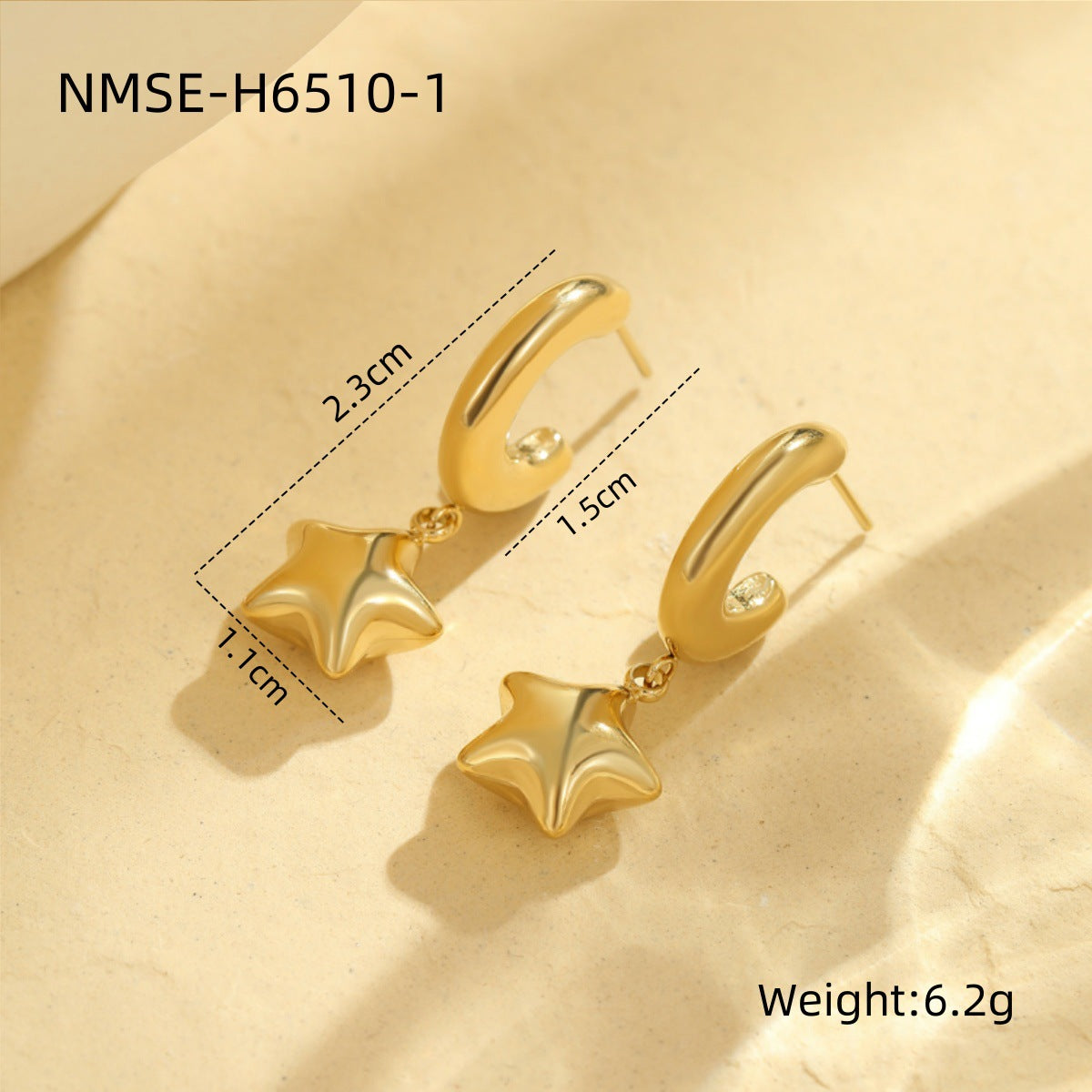 Minimal Art Niche Normcore Bag Earrings Women Fashionable Personalized High Grade Earrings Stainless Steel Earrings