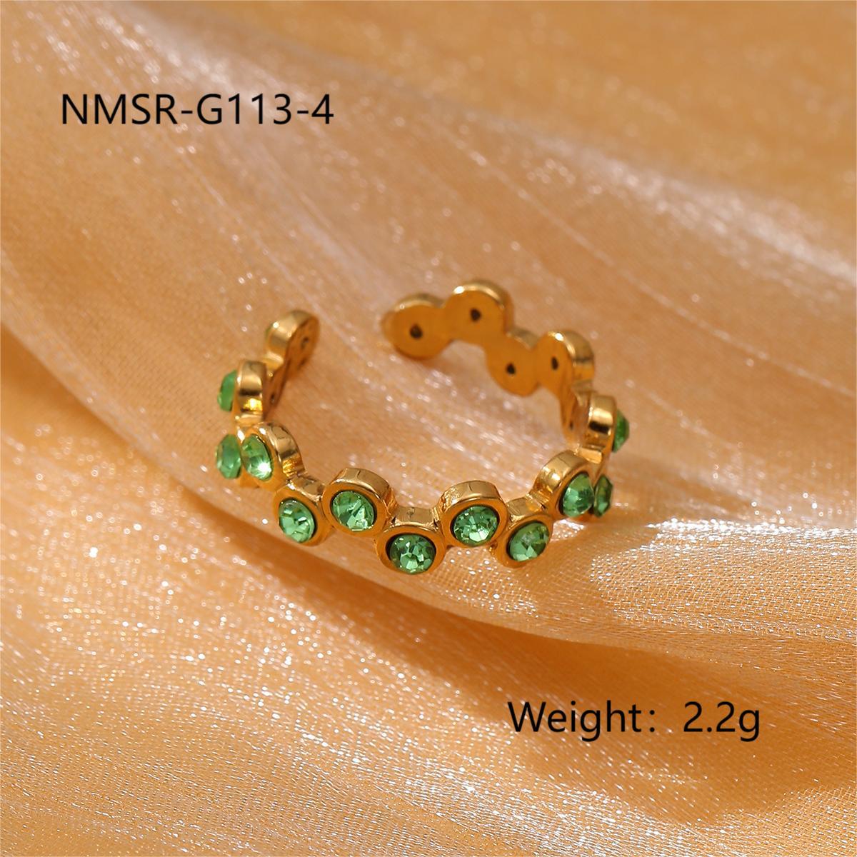 Unique Titanium Steel Ring Light Luxury Design Stainless Steel Ring Bracelet