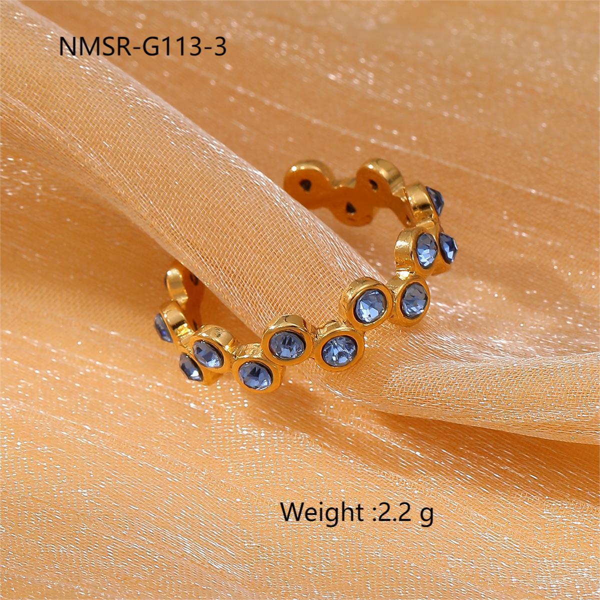 Unique Titanium Steel Ring Light Luxury Design Stainless Steel Ring Bracelet