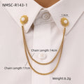 Arrival Natural Stone Stainless Steel Collar Pin Fashionable High Grade Shirt Neckline Non Fading Titanium Steel Ornament
