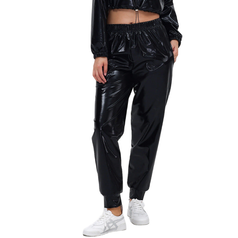 Performance Costumes Casual Pants Multi Color Elastic Waist Ankle Tied Pants