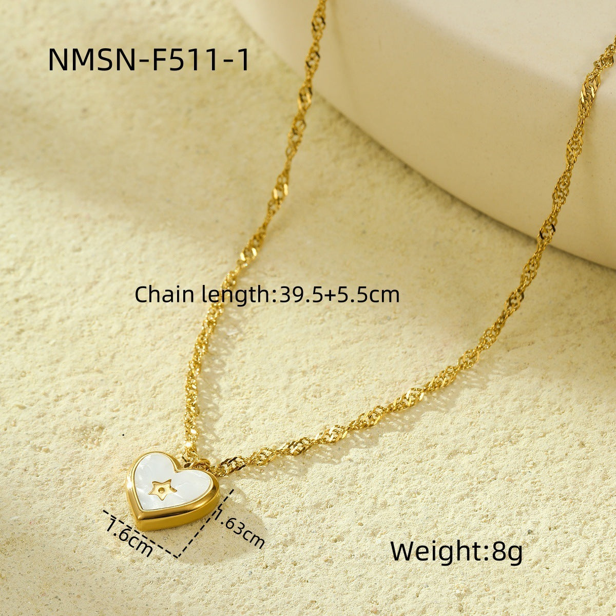 Valentine Day Love Stainless Steel Necklace Light Luxury High Grade Titanium Steel Peach Heart Clavicle Chain Sold Jewelry