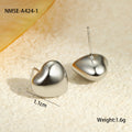 Stainless Steel Earrings Non Fading Design Ring round Beads Earrings Eardrops