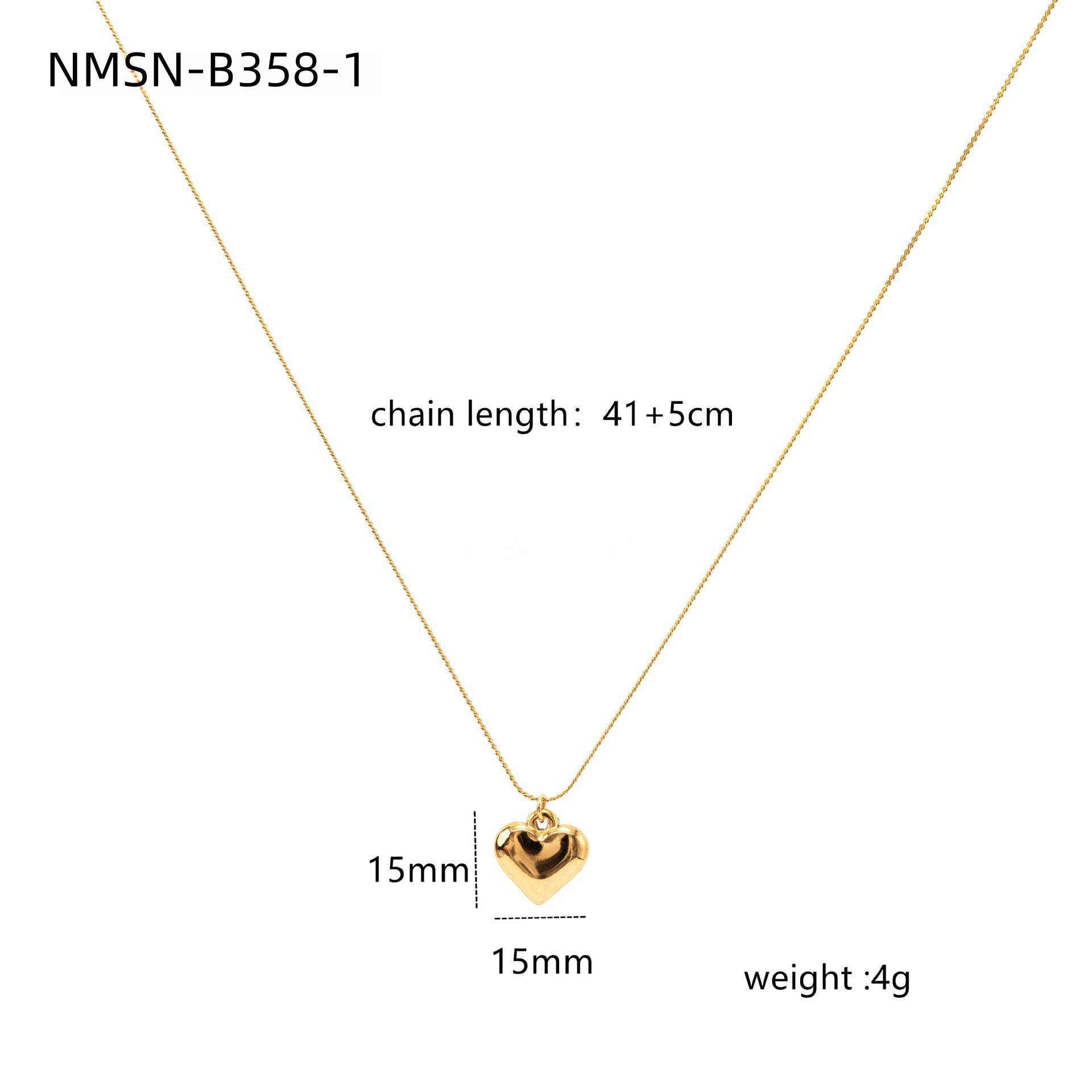 Valentine Day Love Stainless Steel Necklace Light Luxury High Grade Titanium Steel Peach Heart Clavicle Chain Sold Jewelry