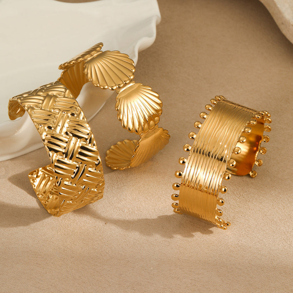 Bracelet Women Non Fading Cold French 18K Gold Stainless Steel Hand Summer