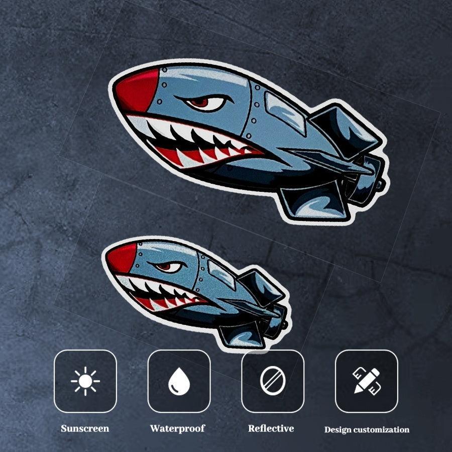 "Shark Missile" Sticker