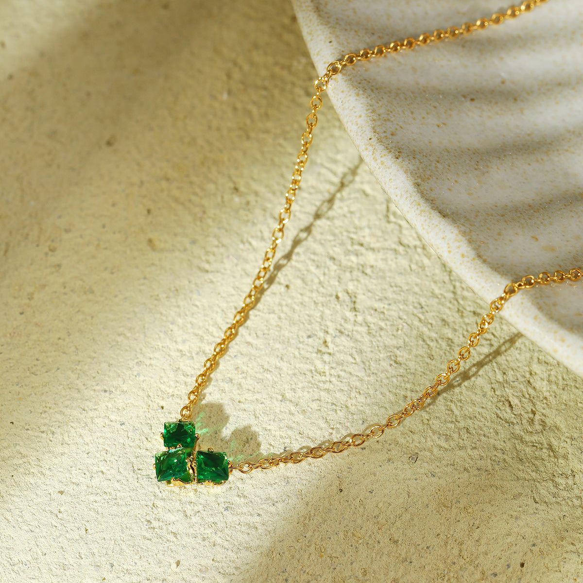 Summer Fresh Non Fading Love Titanium Steel Necklace Arrival Exquisite Small All Matching Stainless Steel Embellished