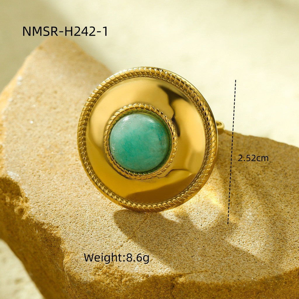 Retro Horus Eye Accessories Ring Light Luxury Trendy High Grade Open Ring Women