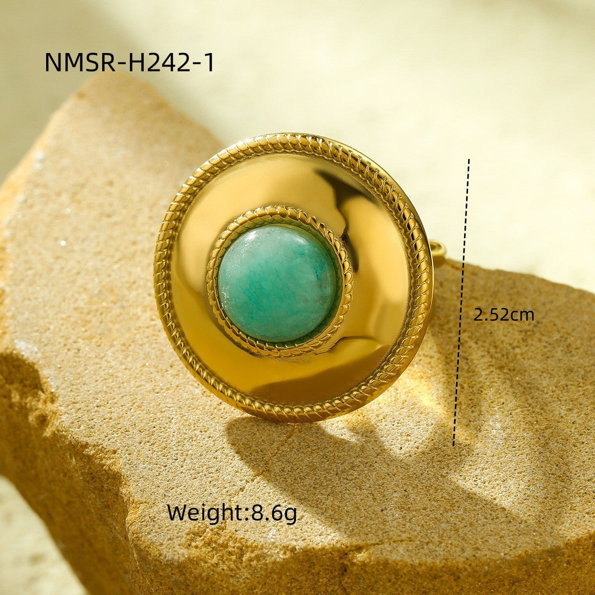 Retro Horus Eye Accessories Ring Light Luxury Trendy High Grade Open Ring Women