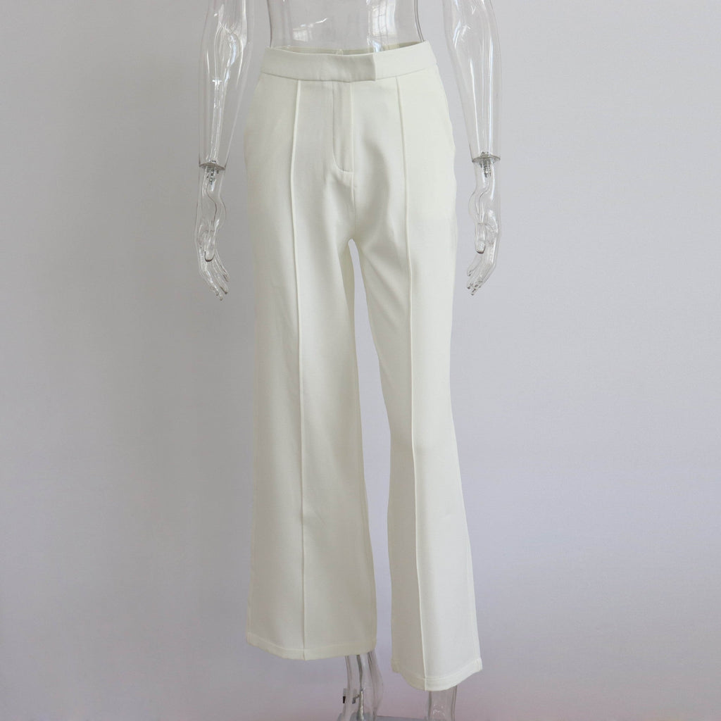 Blazer Suit Set Vest Straight Trousers Three Piece Set Autumn Winter Women Office Set