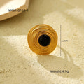 Retro Horus Eye Accessories Ring Light Luxury Trendy High Grade Open Ring Women