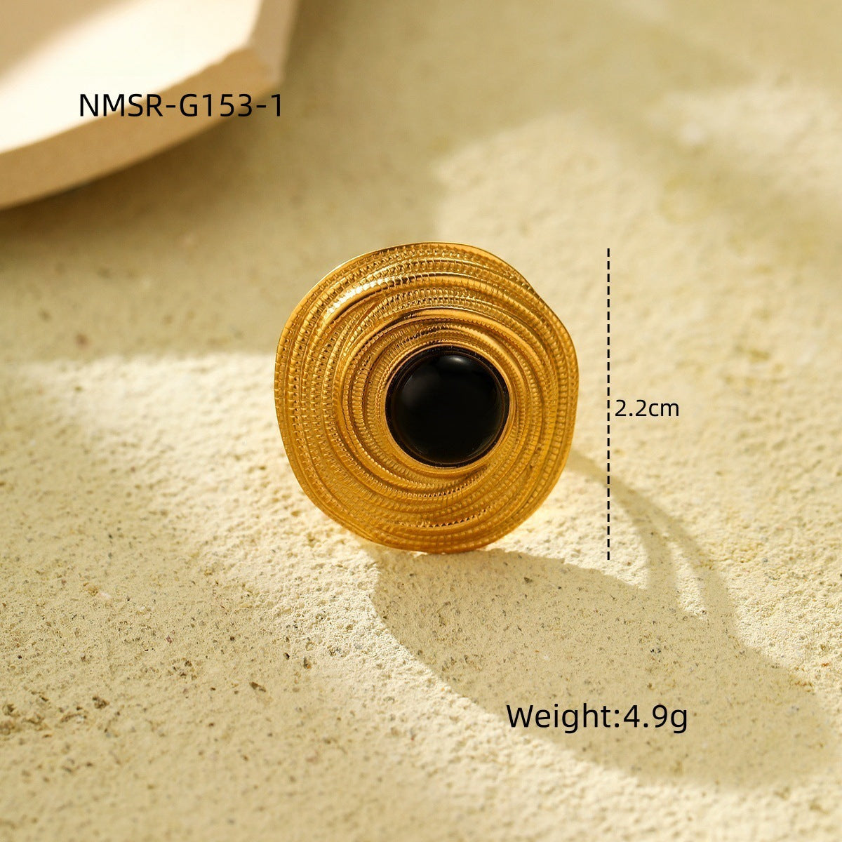 Retro Horus Eye Accessories Ring Light Luxury Trendy High Grade Open Ring Women