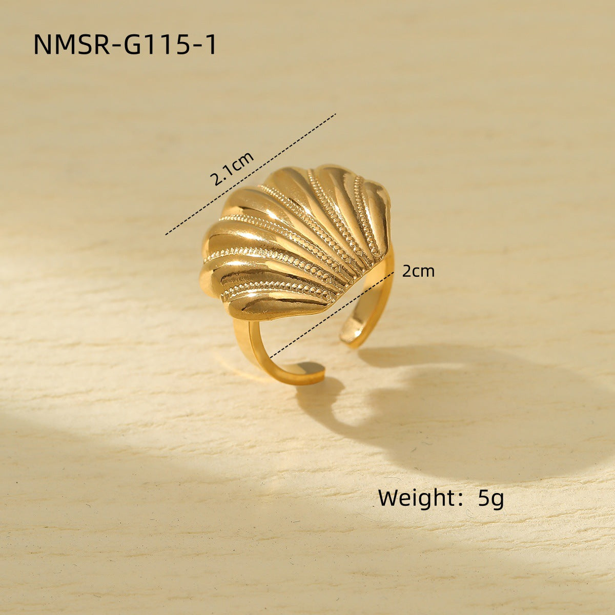 Marine Scallop Titanium Steel Earrings Affordable Luxury High Grade Personality Trendy Stainless Steel Studs Earrings