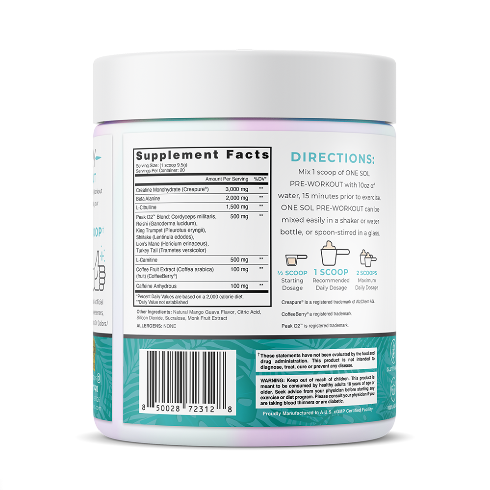 Pre Workout Training Formula