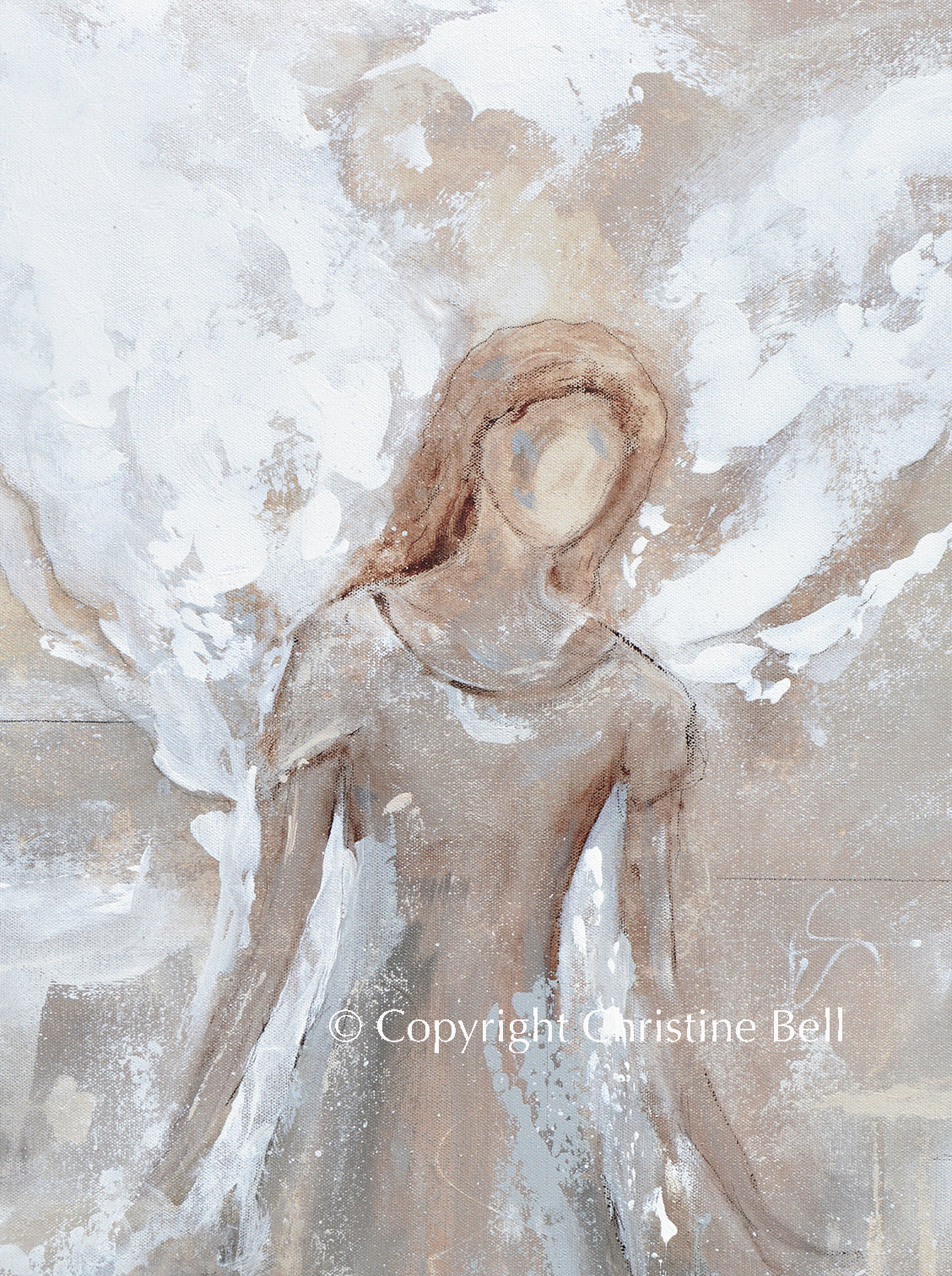 "Guiding Your Way" Giclee Canvas Print Angel