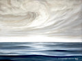 "The Calm Before the Storm" GICLÉE PRINT, Modern Coastal Ocean Seascape Beach Painting